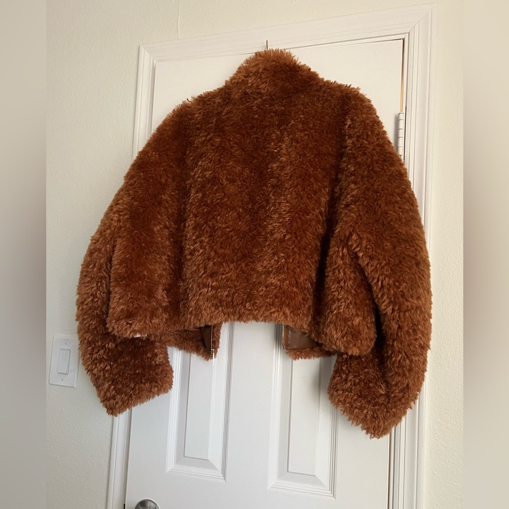 Maeve by Anthropologie Teddy Zip-Up Coat Size XL - Picture 13 of 16